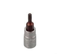 per Torx Bit Socket 1/4 Pollice Drive, 1Pc Cacciavite Esagonale per T8 T40, per Officina e Riparazioni Casa ()