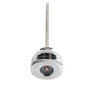 Per Touring Per Electra Per Glide Per FLH Per FLHFB Per FLHT PK KL CU 2017-24 Astina Livello Motore Motociclette Con Indicatori Temperatura Dell'olio Temperatura Olio(Chrome)