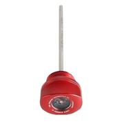 Per Touring Per Electra Per Glide Per FLH Per FLHFB Per FLHT PK KL CU 2017-24 Astina Livello Motore Motociclette Con Indicatori Temperatura Dell'olio Temperatura Olio(Red)