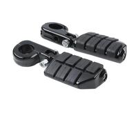 Per Touring Softail Sportster XL883 Street Glide Road Universale 1.25 "1 1/4" Highway Engine Guard Spina Del Piede Poggiapiedi Montaggio(Nero)