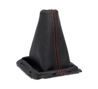 PER TOYOTA AVENSIS T25 2006-2009 6-marce PELLE CUFFIA LEVA CAMBIO CUCITURE ROSSE