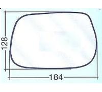 Per TOYOTA AVENSIS VERSO dal 2003 Vetro Dx Cromato per Specchio Retrovisore