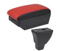 Per Toyota BB Bracciolo Box Auto Bracciolo Centrale Scatola Portaoggetti Interni Retrofit Ricarica USB Accessori Auto Bracciolo Portaoggetti(C5 black border 7USB)