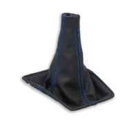 PER TOYOTA CELICA V T180 1990-1993 CUFFIA LEVA CAMBIO PELLE CUCITURE BLU SCURO