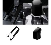 Per Toyota CHR C-HR 2024 2025 ABS Fibra Nera Interni Auto Gear Shift Testa Pomello Copertura Trim Pannello Del Cambio Accessori