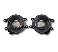Per Toyota Corolla Antinebbia Frontali Set LED Giallo 13-19 Nero Paio SX Destro