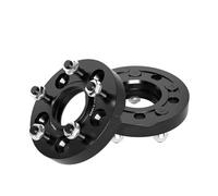 Per Toyota Frontlander Piastra Flangiata 15/20/25/30/35 Mm 2/4 Pezzi 5x114,3 CB 60,1 Mm M12x1,5 Distanziale Ruota Forgiato Nero Con Centro Mozzo Distanziale Ruota(4pcs 15mm)