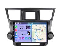 Per Toyota Highlander 2007-2013 Android 12 Stereo Auto 10 Pollici Touchscreen Con Carplay Android Auto Supporto DAB RDS DSP WiFi 4G Bluetooth 5.0 MirrorLink HiFi SWC Telecamera Posteriore(150S)