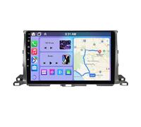 Per Toyota Highlander 2013-2018 Android 12 10 Pollici Autoradio Touchscreen Con Carplay Android Auto Supporto DAB RDS DSP WiFi 4G Bluetooth 5.0 MirrorLink HiFi SWC Telecamera Posteriore(100S)
