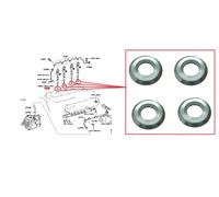 Per Toyota Land Cruiser KDJ150/155 3.0D Fuel Iniettore Guarnizione Rondella Set