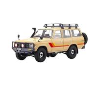 Per TOYOTA Land Cruiser LC60 1:18 Fuoristrada Station Wagon Simulazione Modello Di Auto In Lega Da Collezione(Beige)