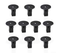 Per Toyota Parafango Liner Clips 9mm Foro Quadrato Nero Nylon Fender Fissaggio Occhiello Vite Fermo Per Paraspruzzi Pannello Sottoscocca Copertura Paraurti Trim Hardware Kit 50 Pezzi Confezione