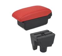Per Toyota Per Aqua Per Prius C Scatola Bracciolo Per Auto Scatola Portaoggetti Centrale Retrofit Interno Accessori USB BLNETU(A4 red No USB)