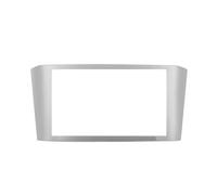 Per TOYOTA Per Avensis 2002-2006 2007 2008 Mascherina Autoradio 2 DIN Da 7 Pollici CD DVD Cruscotto Audio Pannello Interno Plancia Autoradio(Argento)
