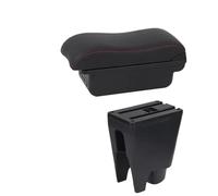 Per Toyota Per Aygo BJ Bracciolo Box Bracciolo Accessori Auto Negozio Box Dettaglio Interni Bracciolo Auto Box Auto Centrale Bracciolo(B2 red line 3USB)