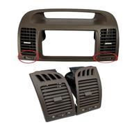 Per Toyota Per Camry 2002-2005 1 Paio Prese D'aria Auto Con Guida Sinistra Griglia Ventilazione Interna Aria Condizionata Auto Presa Aria Condizionata(3pcs)
