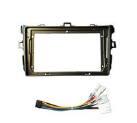 Per Toyota Per Corolla 2007 2008 2009 2010 2011 2012 Mascherina Autoradio 2 DIN Da 9 Pollici Con Cornice Audio E Cruscotto PYPFQUMQGR(Frame Cables)
