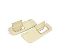 Per Toyota Per Corolla E160 E170 2014 2015-2017 Sinistra/Destra Side Car Sun Visor Parasole Pannello Con Specchio Per Il Trucco Pantina Aletta Parasole Adatta(Beige Pair)
