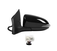 Per Toyota Per Corolla E170 2015 14-19 Specchietto Retrovisore Esterno Auto 7linee Gruppo Specchietto Laterale Sinistro Destro Indicatore Direzione(Black Left)