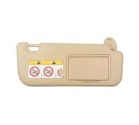 Per Toyota Per Corolla Per E160 Per E170 2014 2015 2016 2017 Pannello Laterale Sinistro/destro Con Specchio Per Il Trucco Sostitutivo Ricambio Aletta Parasole(Beige Right)
