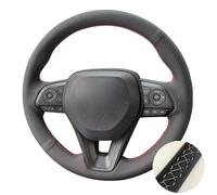 Per Toyota, per Corolla, per RAV4, Coprivolante in similpelle nera(Grey)
