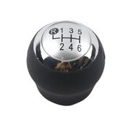 Per Toyota Per Corolla RAV4 Per Avensis Per Yaris Per Verso Per Auris Per Aygo 5/6 Velocità Leva Pomello Cambio Auto Shifter Testa Del Bastone(Silver 6-Speed)
