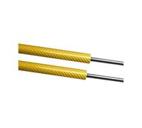 Per Toyota Per Crown Per Majesta 1991-2018 Cofano Anteriore Cofano Ammortizzatori A Gas Supporti Di Sollevamento Molle Asta Assorbimento(Yellow Carbon Fiber)