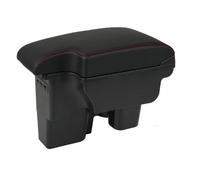 Per Toyota Per Hilux Bracciolo Centrale Dell'auto Console Portaoggetti Con Portabicchieri Parte Accessoria(Black red line)