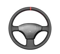 Per Toyota Per Land For Cruiser Serie 80 1990-1997 Coprivolante Per Auto In Ecopelle Nera Copri Volante per Auto(Rosso)