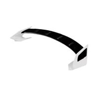 Per Toyota Per Prius 2009 2010 2012 2013 2014 Hatchback - Spoiler Posteriore In ABS (3 Pezzi) - Nero Lucido, Bianco O Argento(White Black 2)