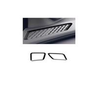 Per Toyota Per Prius Serie 60 2023 2024 Interni In Fibra Carbonio RHD Cruscotto Dell'automobile Aria Condizionata Sfogo Presa Copertura Trim (Color : Black Color)