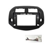 Per Toyota Per RAV4 2007 2008 2009 2010 2011 2012 Kit Di Montaggio Per Cruscotto Con Cornice Per Lettore DVD Da 9"/10,1" Pannello stereo(Black Frame-cord)