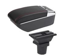 Per Toyota Per RAV4 Bracciolo Box Auto Bracciolo Box Interni Parti Scatola Di Immagazzinaggio Con USB Luci LED Accessori Bracciolo Portaoggetti(B1 red line NO USB)