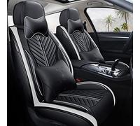 Per Toyota Per Rav4 Per Auris 5d Seggiolino Auto Coperture Per Avensis Per Crown Per 4runner Per Harrier Fj Per Cruiser Per Mark X Per Fodere Copri Sedili(Black white,Luxury)