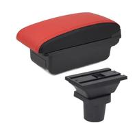 Per Toyota Per RAV4 Scatola Bracciolo Per Auto Scatola Portaoggetti Centrale Dettagli Interni Accessori Con USB BLNETU(A5 Red black No USB)