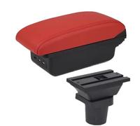 Per Toyota Per RAV4 Scatola Bracciolo Per Auto Scatola Portaoggetti Centrale Parti Interne Con Accessori USB BLNETU(B4 red 3USB)