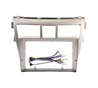 Per Toyota Per Vios 2007-2012 Per Belta 2005-2008 Auto Stereo Dash Fascia Trim Faceplate 2 Din Head Unit Car Radio Frame Kit Cornice cruscotto stereo(Incornicia un cordone-B-1)