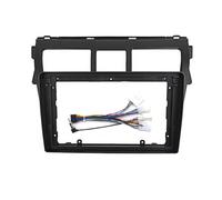 Per Toyota Per Vios 2007-2012 Per Belta 2005-2008 Auto Stereo Dash Fascia Trim Faceplate 2 Din Head Unit Car Radio Frame Kit Cornice rivestimento cruscotto(Incornicia un cordone-B-2)