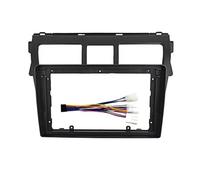 Per Toyota Per Vios 2007-2012 Per Belta 2005-2008 Auto Stereo Dash Fascia Trim Faceplate 2 Din Head Unit Car Radio Frame Kit cornice fascia radio stereo(Incornicia un cordone-A-1)
