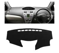 Per Toyota Per Vios Per Yaris Per Belta Per Soluna XP90 2008-2013 Auto Cruscotto Zerbino Parasole Protezione Tappeto Dash Dash Zerbino Dashmat Cruscotto Cover(RHD BLACK)