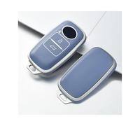 Per Toyota Per Yaris Per Ativ Per Raize Per Veloz Per Avanza Per Perodua Custodia Chiave Auto Protettore 3 Pulsanti TPU Cover(Blue silver)