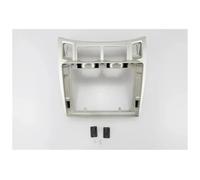 Per Toyota Per Yaris Per Vitz 2005-2011 Kit Montaggio Cruscotto Radio Adattatore 9 Pollici Fascia Telaio Auto cornice fascia radio stereo(ARGENTO)