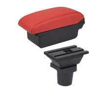 Per Toyota Per Yaris Per Vitz 5dr Hatchback 1998-2011 Auto Bracciolo Box Centrale Scatola Di Immagazzinaggio Accessori RESPUNEKBAH(A red No USB)