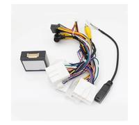 Per Toyota Per Yaris Per Vitz P130 2012-2017 Radio Fascias Telaio 9 Pollice Stereo Pannello Fascio Cablaggio Cavo Alimentazione Adattatore Cornice per fascia radio(Cavo Canbus)