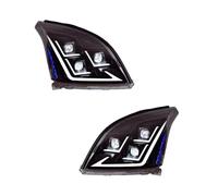 Per Toyota Prado Per LC120 2003-2009 LED Faro Fari DRL Indicatori Di Direzione Fascio Alto Angelo Occhio Lente Del Proiettore Auto Testa Della Lampada Gruppo Fari Anteriori