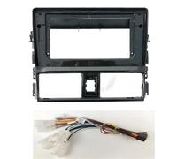 Per Toyota Vios 2013-2017 Lettore stereo Android 2 DIN, pannello di controllo, cornice cruscotto, installazione, autoradio da 10,1 pollici(Frame an cord)