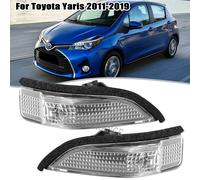 Per Toyota Yaris 2011 2012 2013 2014 2015 2016 2017 2018 2019 Specchietto retrovisore laterale Indicatore luminoso Indicatore di direzione Senza lampadina