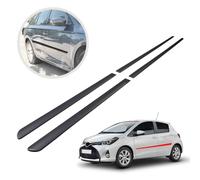 per Toyota Yaris Hatchback 5D 2011-2020 Modanature delle porte laterali Nero