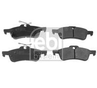 FEBI BILSTEIN Kit pastiglie freni Posteriore con segnalatore acustico usura 116283