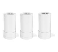 Per TP Link Deco BE65 / BE85 / BE95 Mesh System WiFi 7, semplice e robusto, supporto da parete TP Link Deco BE65 / BE85 / BE95 con gestione dei cavi (bianco, 3 pezzi)